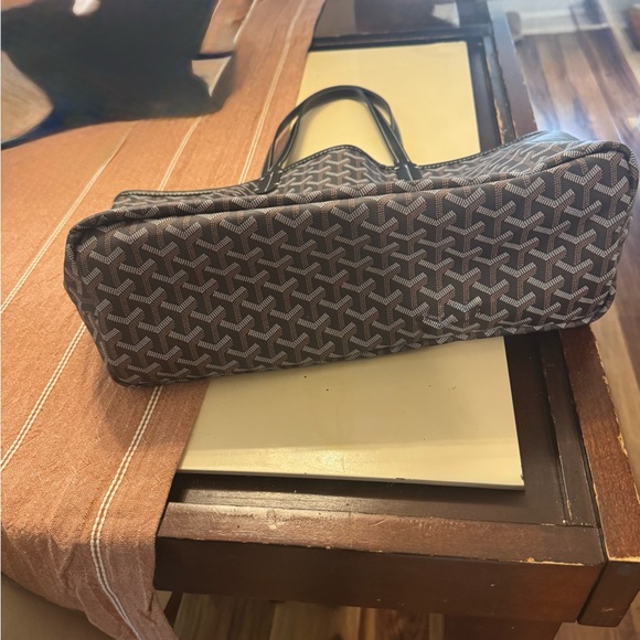 Stylish Black and Brown Tote Bag - Picture 3 of 4